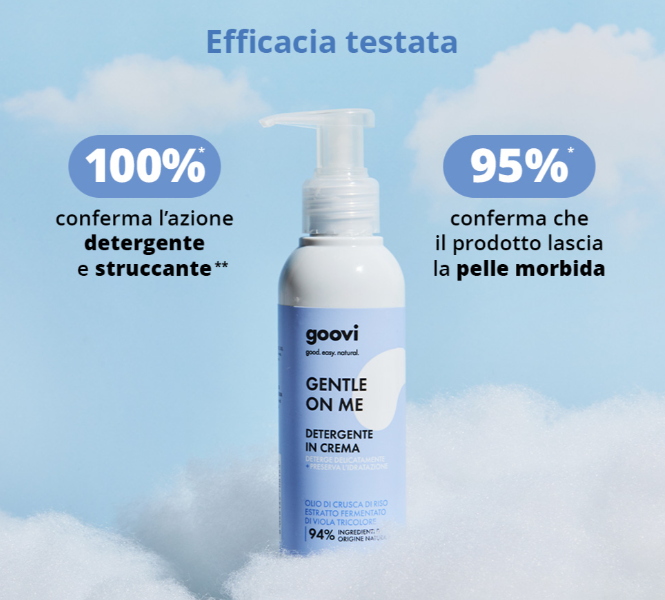 Goovi Detergente Viso in crema Gentle On Me