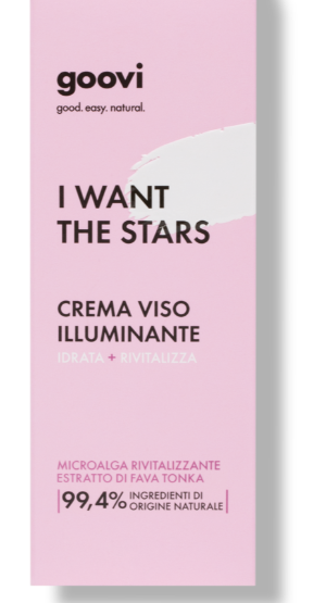 Goovi crema viso illuminante I Want The Stars
