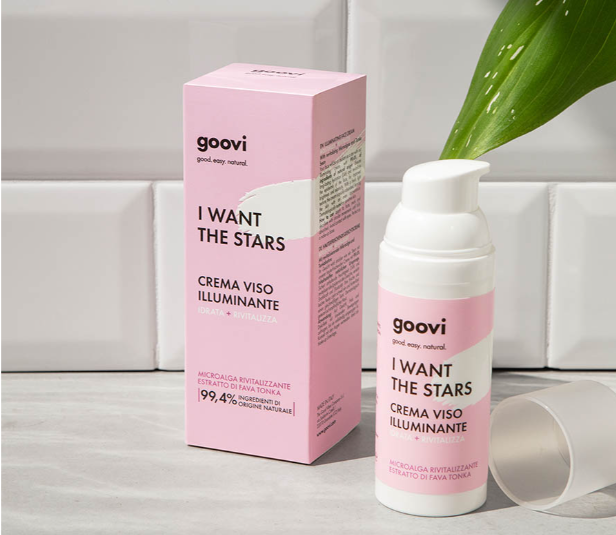 Goovi crema viso illuminante I Want The Stars