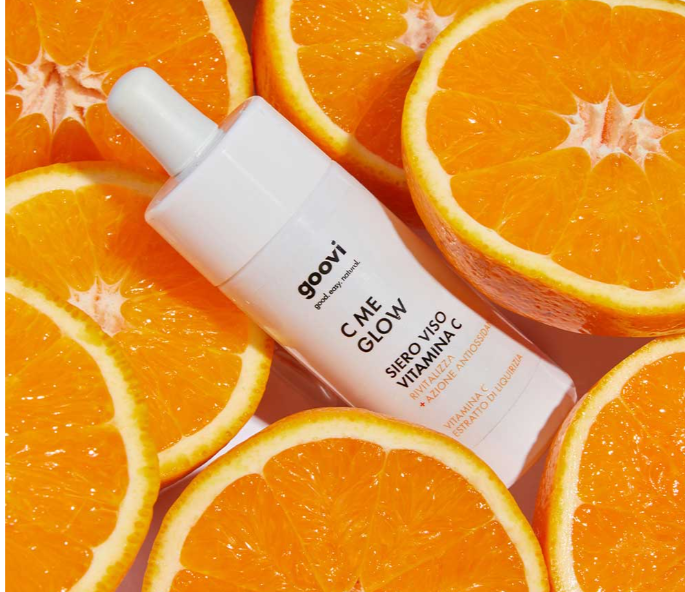 Goovi siero viso Vitamina C C me glow