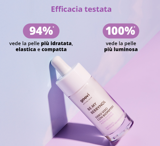 Goovi Siero viso con Peptidi Be my Berrynol