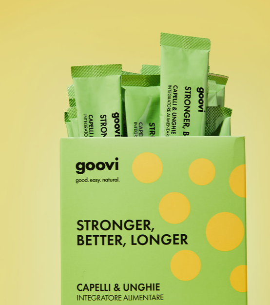 Goovi integratore capelli e unghie Stick Stronger, Better and Longer